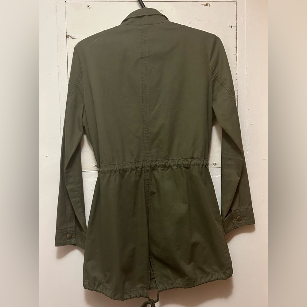 💫Forever 21 Hooded Drawstring Utility Jacket - Picture 4 of 9